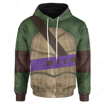 Load image into Gallery viewer, Movie TMNT Movie TMNT Donatello Donnie Purple Strings Custom Hoodie
