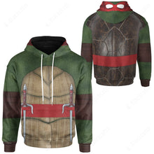 Load image into Gallery viewer, Movie TMNT Nightwatcher Raphael Raph Red Strings Custom Hoodie
