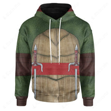 Load image into Gallery viewer, Movie TMNT Nightwatcher Raphael Raph Red Strings Custom Hoodie
