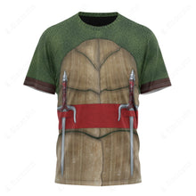 Load image into Gallery viewer, Movie TMNT Nightwatcher Raphael Raph Red Strings Custom T-Shirt
