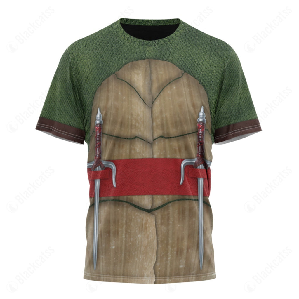 Movie TMNT Nightwatcher Raphael Raph Red Strings Custom T-Shirt