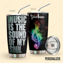 Load image into Gallery viewer, Music Personalized Tumbler My Soul
