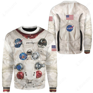 Nasa Apollo 11 Armstrong Spacesuit Custom Sweatshirt