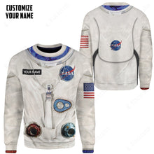 Load image into Gallery viewer, NASA Armstrong Space Suit Custom Name Sweatshirt
