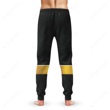 Load image into Gallery viewer, Omega Black Power Rangers Custom Sweatpants
