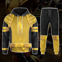 Load image into Gallery viewer, Omega Yellow Power Rangers Custom Sweatpants
