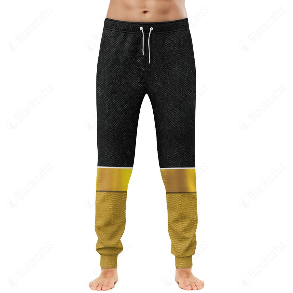 Omega Yellow Power Rangers Custom Sweatpants