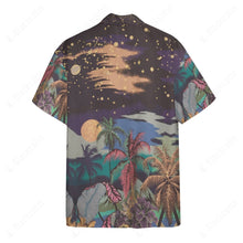 Load image into Gallery viewer, Palm Tree Midnight Button Shirt
