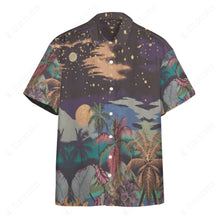 Load image into Gallery viewer, Palm Tree Midnight Button Shirt
