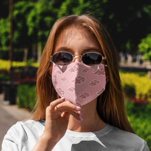 Load image into Gallery viewer, Pink Akatsuki Pattern Custom Face Mask
