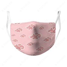 Load image into Gallery viewer, Pink Akatsuki Pattern Custom Face Mask
