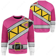 Load image into Gallery viewer, Pink Dino Charge Power Rangers Custom Sweatshirt
