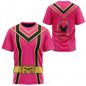 Pink Power Rangers Mystic Force Custom T-Shirt