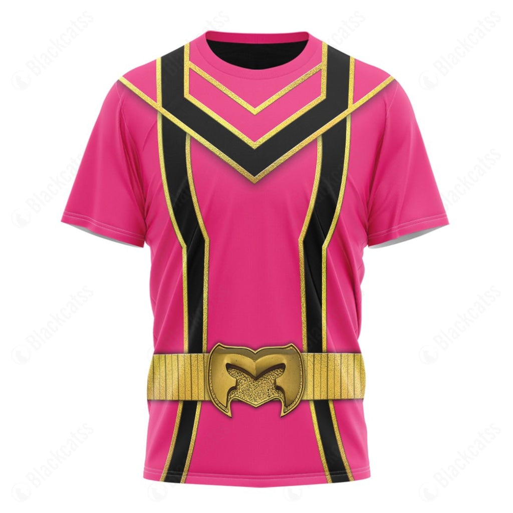 Pink Power Rangers Mystic Force Custom T-Shirt