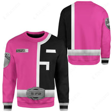 Load image into Gallery viewer, Pink Power Rangers S.P.D. Custom Sweatshirt
