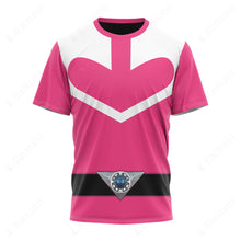 Load image into Gallery viewer, Pink Power Rangers Time Force Custom T-Shirt
