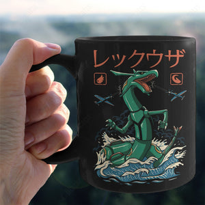 Anime Pkm Rayquaza Kaiju Custom Mug Bo0604224