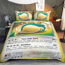 Load image into Gallery viewer, PKM Snorlax Custom Bedding Set
