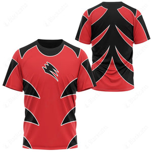 Power Ranger Jungle Fury Red Ranger Custom T-Shirt