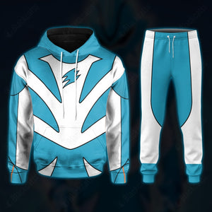 Power Ranger Jungle Fury Spirit Ranger Shark Ranger Custom Hoodie