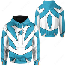 Load image into Gallery viewer, Power Ranger Jungle Fury Spirit Ranger Shark Ranger Custom Hoodie
