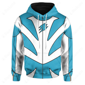 Power Ranger Jungle Fury Spirit Ranger Shark Ranger Custom Hoodie