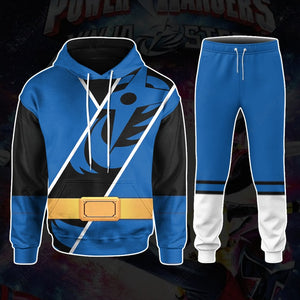 Power Ranger Ninja Steel Blue Ranger Custom Hoodie