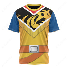 Load image into Gallery viewer, Power Ranger Ninja Steel Gold Ranger Custom T-Shirt
