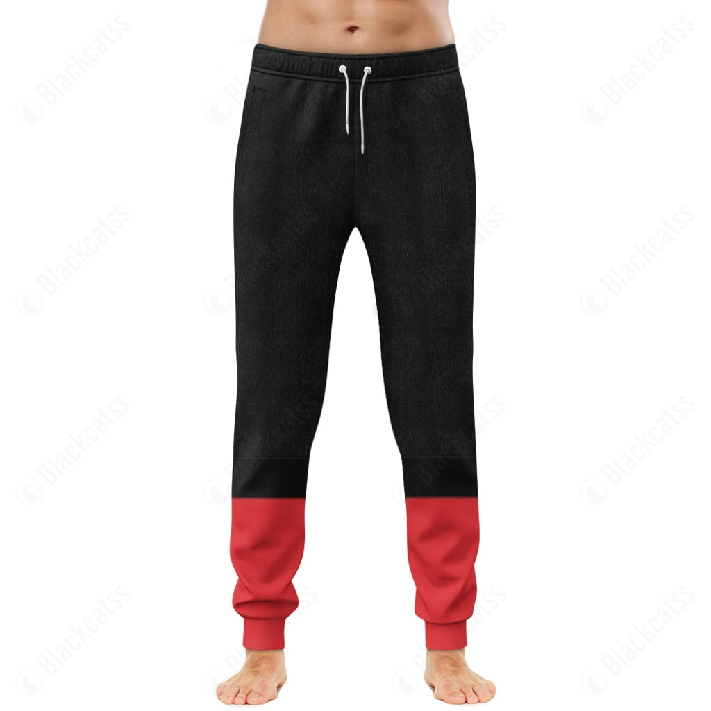 Power Rangers Beast Morphers Red Custom Sweatpants