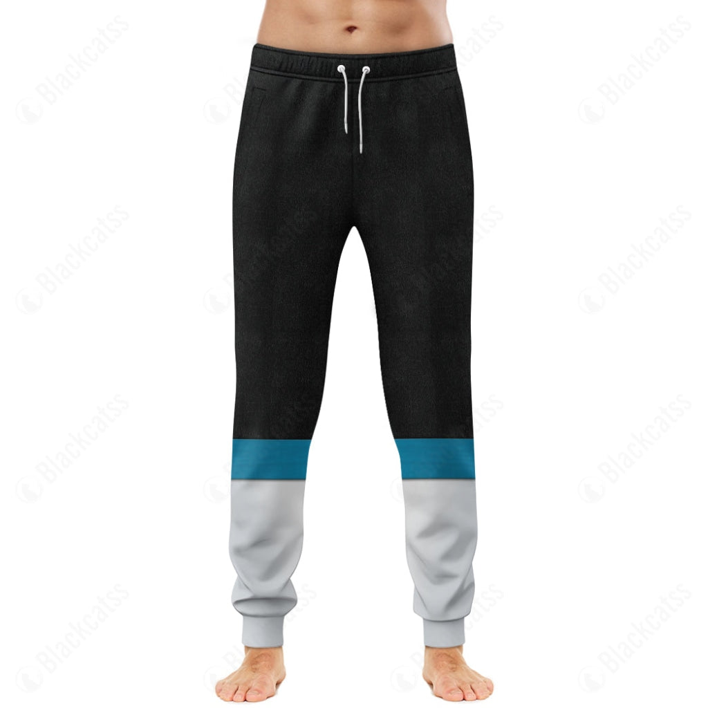 Power Rangers Beast Morphers Silver Custom Sweatpants