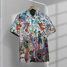 Load image into Gallery viewer, Power Rangers Comic Button Shirt
