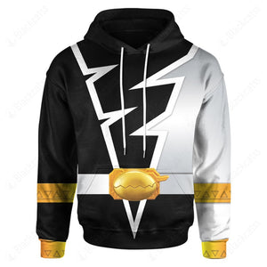 Power Rangers Dino Fury Black Ranger Custom Hoodie