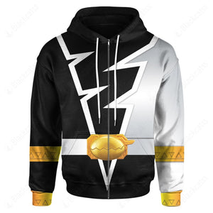 Power Rangers Dino Fury Black Ranger Custom Hoodie