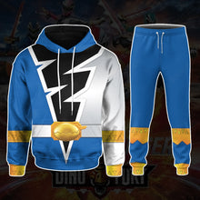 Load image into Gallery viewer, Power Rangers Dino Fury Blue Ranger Custom Hoodie
