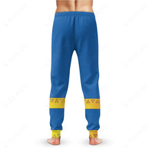 Load image into Gallery viewer, Power Rangers Dino Fury Blue Ranger Custom Sweatpants
