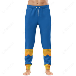 Power Rangers Dino Fury Blue Ranger Custom Sweatpants