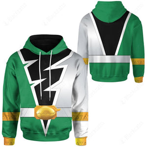 Power Rangers Dino Fury Green Ranger Custom Hoodie