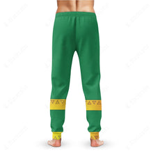Load image into Gallery viewer, Power Rangers Dino Fury Green Ranger Custom Sweatpants

