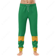Load image into Gallery viewer, Power Rangers Dino Fury Green Ranger Custom Sweatpants
