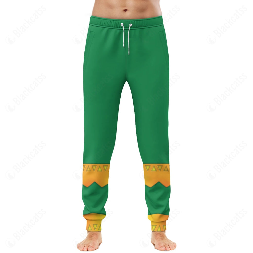Power Rangers Dino Fury Green Ranger Custom Sweatpants