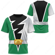 Load image into Gallery viewer, Power Rangers Dino Fury Green Ranger Custom T-Shirt
