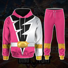 Load image into Gallery viewer, Power Rangers Dino Fury Pink Ranger Custom Hoodie
