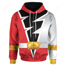 Load image into Gallery viewer, Power Rangers Dino Fury Red Ranger Custom Hoodie
