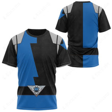 Load image into Gallery viewer, Power Rangers HyperForce Blue Custom T-Shirt
