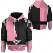 Load image into Gallery viewer, Power Rangers HyperForce Pink Custom Hoodie
