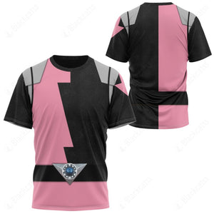 Power Rangers HyperForce Pink Custom T-Shirt