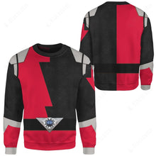 Load image into Gallery viewer, Power Rangers HyperForce Red Custom Sweatshirt
