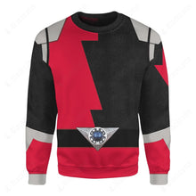 Load image into Gallery viewer, Power Rangers HyperForce Red Custom Sweatshirt
