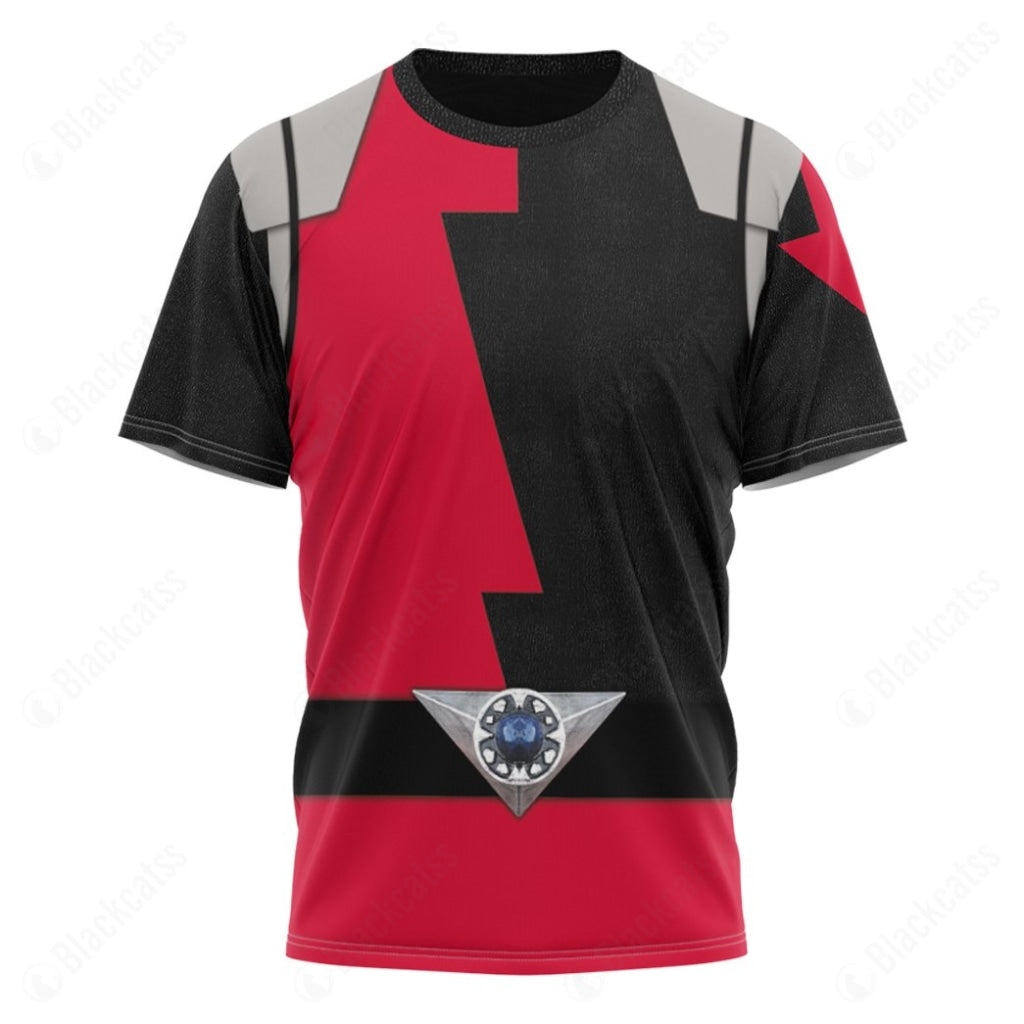 Power Rangers HyperForce Red Custom T-Shirt