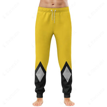 Load image into Gallery viewer, Power Rangers HyperForce Yellow Custom Sweatpants
